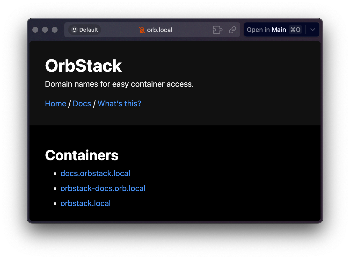 Domains index